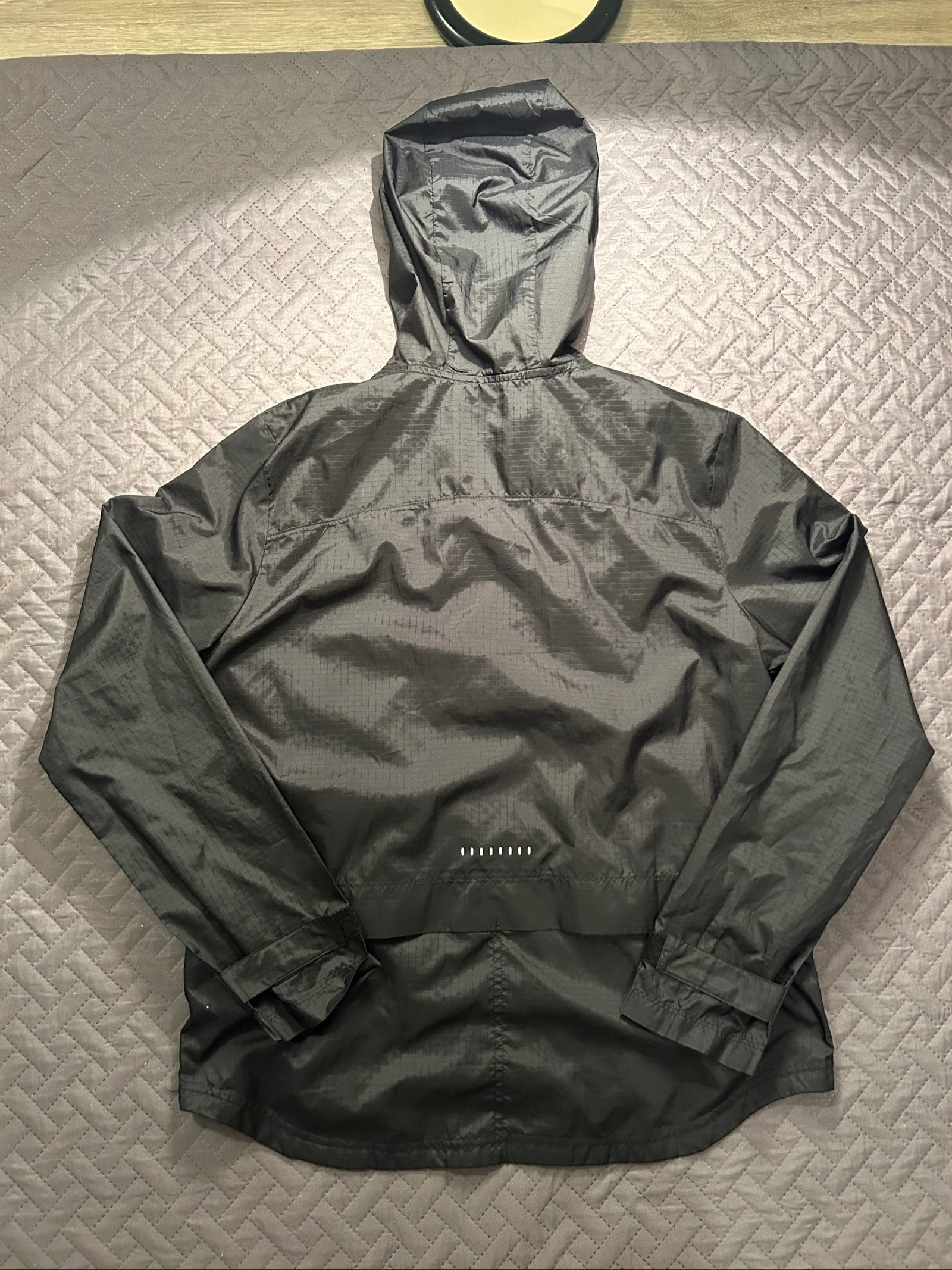 nike black windbreaker jacket size M – photo 3